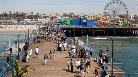 How long is the Santa Monica Pier walk?