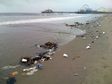 Is Santa Monica a dirty beach?