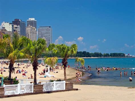 What is the most popular beach in Chicago?