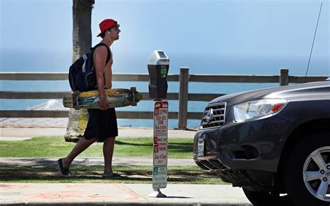 What time do the parking meters run in Santa Monica?
