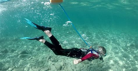 How long can you stay in the water snorkel?