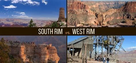 Is It Better To Visit The West Rim Or South Rim Of The Grand Canyon?