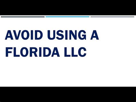 What Months To Avoid Florida?