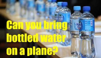 Can I bring my own water on a plane?