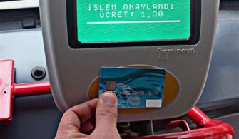 Can I pay cash on buses in Turkey?