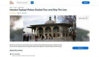 Can you buy Topkapi palace tickets in advance?