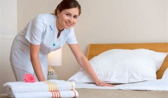 Can you stay in the room while housekeeping?