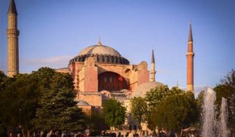 What are 2 interesting facts about Hagia Sophia?