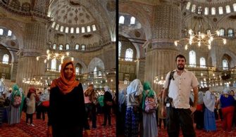 What do you wear to the Blue Mosque?