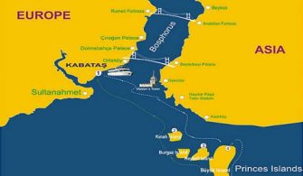 Where does the Bosphorus cruise start?