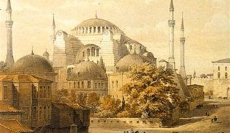 Why was Hagia Sophia destroyed?