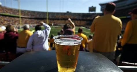 Can you drink beer in college stadiums?