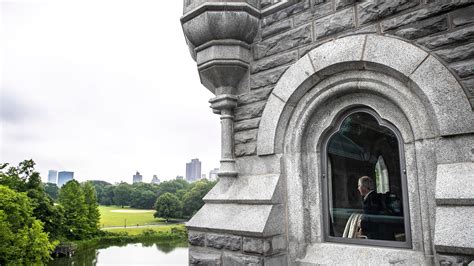 Can you go inside the castle in Central Park?