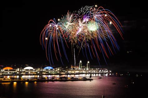 Can you see Navy Pier fireworks from 360 Chicago?