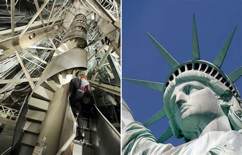 Can you walk up the stairs in the Statue of Liberty?