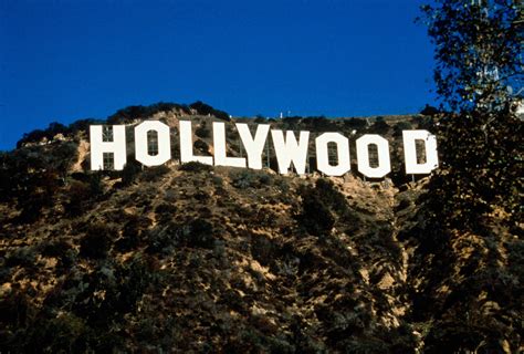 Do you have to pay to show the Hollywood sign on TV?