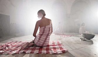 Do you shower before a Turkish bath?