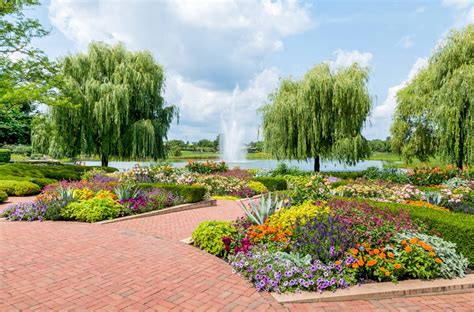 How big is the Botanic Gardens in Chicago?