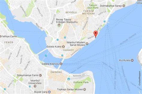 How far is cruise port from Istanbul to city centre?