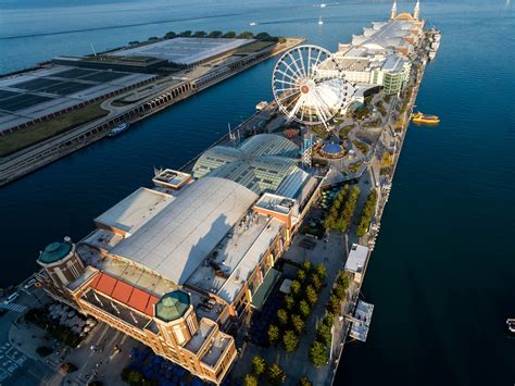 How far is Navy Pier from train station?