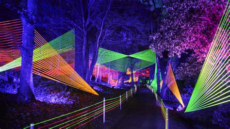 How long is lightscape at Chicago Botanic Garden?