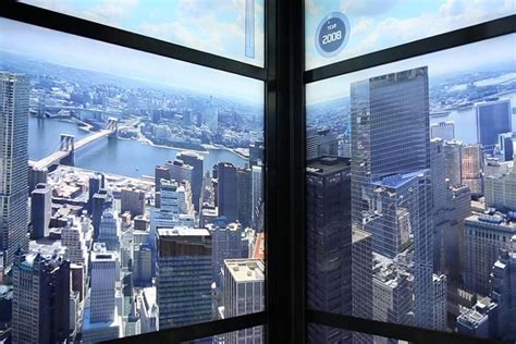 How long is the elevator ride to the top of the Freedom tower?