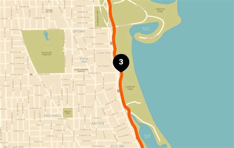 How long is the Lakefront Trail in Chicago?