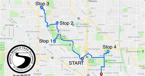 How long is the North Branch Trail Chicago?