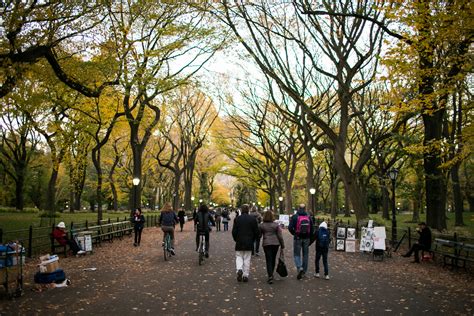 How long is the walk through Central Park?