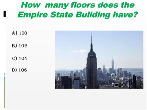 How many floors are in the Empire State Building?