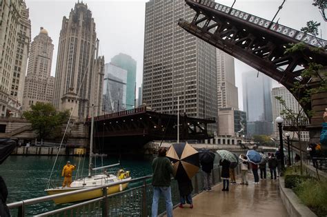 How many people visit the Chicago Riverwalk?