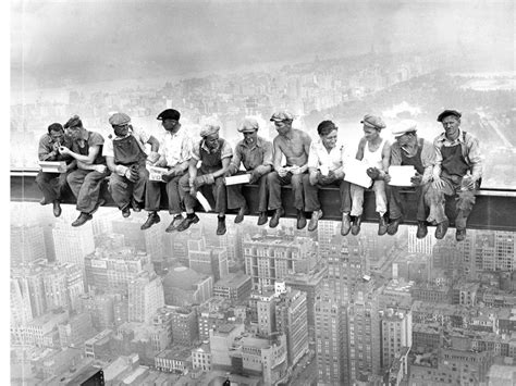 How many workers fell from Empire State Building?