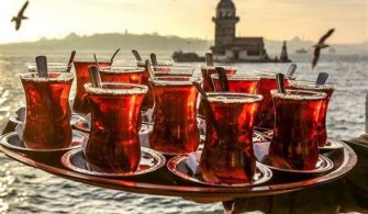 How much does a cup of tea cost in Turkey?