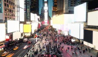 How much does it cost to appear in Times Square?