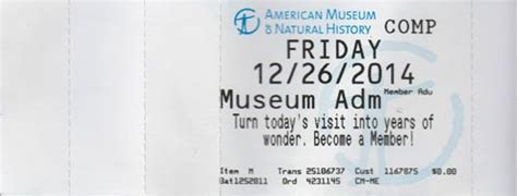 How much is a ticket to the Natural History Museum?