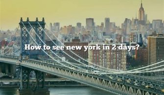 Is 2 days enough to see New York?