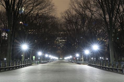 Is Central Park empty at night?