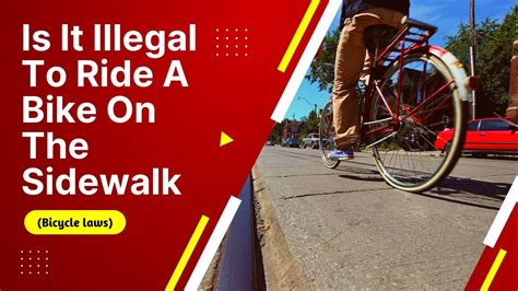 Is it illegal to ride a bike on the sidewalk in Chicago?