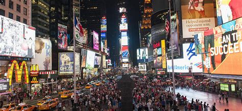 Is it safe to go to Times Square at night?