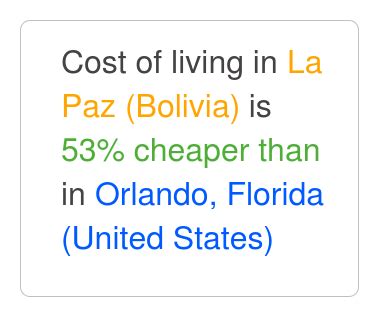 Is L.A. cheaper than Florida?