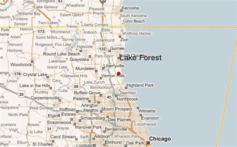 Is Lake Forest Close To Chicago?