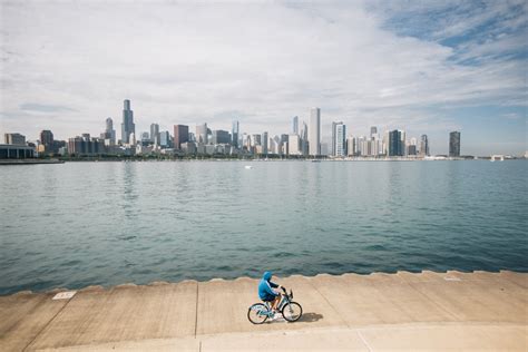 Is the Chicago Lakefront Trail north or south?