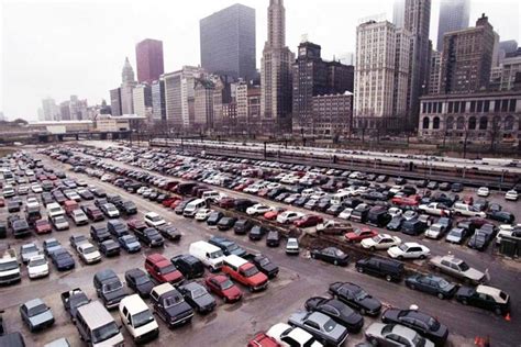 Was Millennium Park a parking lot?