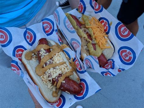 What are hot dogs called at Wrigley Field?