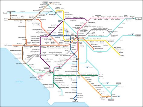 What are the new metro lines in Los Angeles?