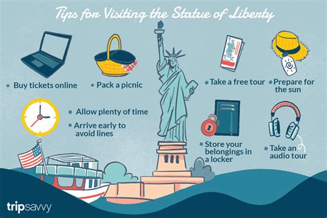 What are the rules for visiting the Statue of Liberty?