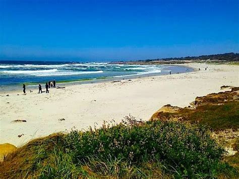 What beach in California has white sand?