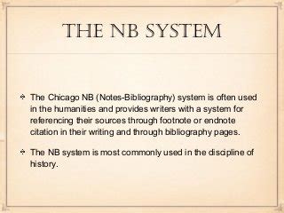 What Does N And B Mean Chicago Style?