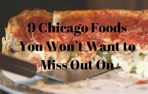 What food can you not miss in Chicago?