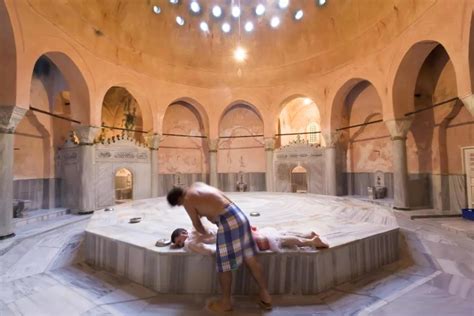 What happens during a Turkish bath?